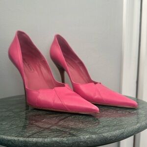 Cesare Paciotti pink heels